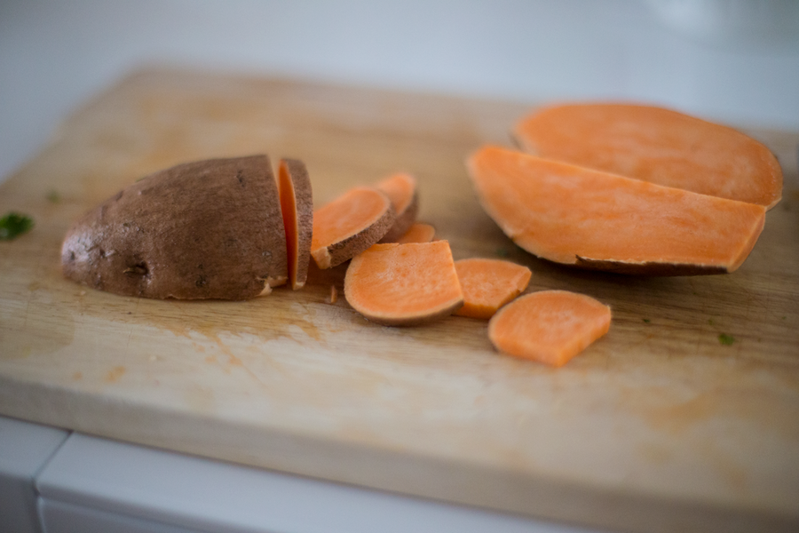 Low Fat Twice Baked Sweet Potatoes for a Weight Loss Diet